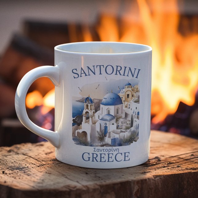 Mug Santorini Greece Beautiful Paradise (Créateur téléchargé)