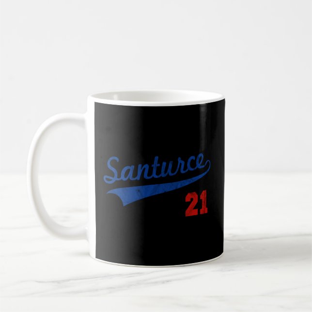 Mug Santurce 21 Porto Rico Baseball Boricu (Gauche)