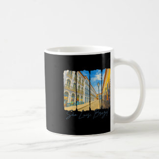 Mug Sao Luis Brésil Voyage Voyage Coup de pinceau Sao 