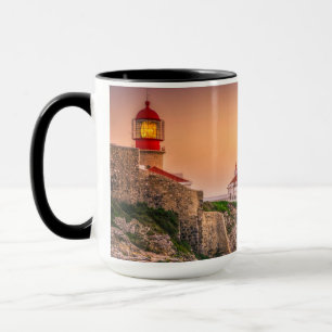 Mug Sao Vicente de Cabo au coucher du soleil  