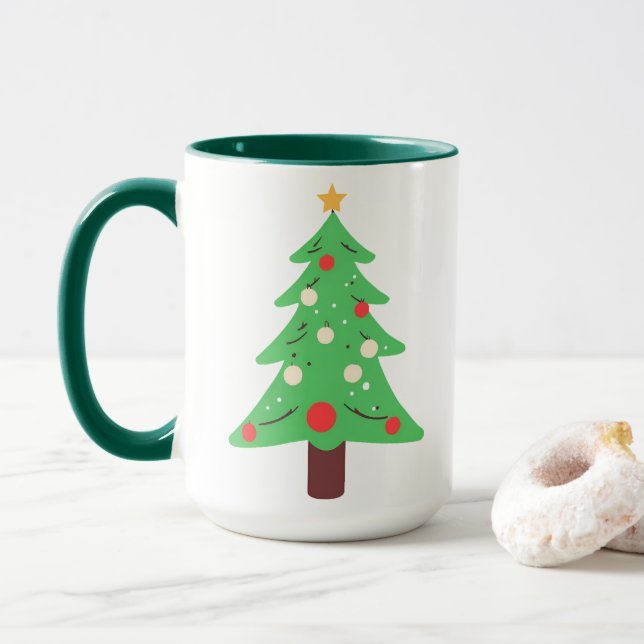 Mug Sapin de Noël (Avec donut)