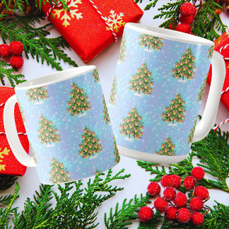 Mug Sapin de Noël aux citrons Fêtes