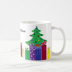 Mug Sapin de Noël avec cadeaux emballés