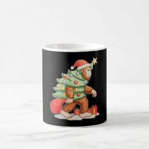 Mug Sapin de Noël Bigfoot Sasquatch Lumières de Noël