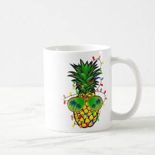 Mug Sapin de Noël Drôle de l'été avec Ananas Noël en J