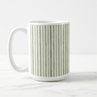 Mug Sapin de Noël Evergreen Stripe Vert Sauge