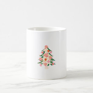 Mug sapin de Noël festif de couleur moderne tendance
