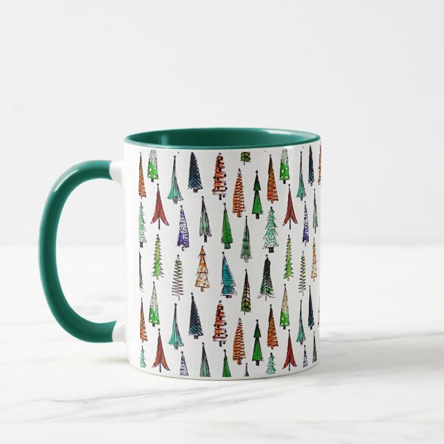 Mug sapins de Noël  (Gauche)