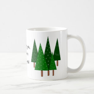 Mug Sapins de Noël verts