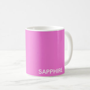 Mug Sapphire pink colour