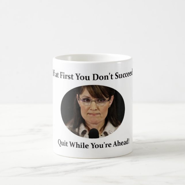 Mug Sarah Palin démissionne (Centre)