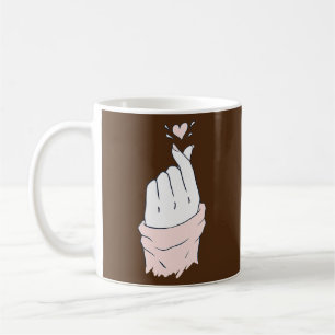 Mug Saranghae Coréen Doigt Coeur K Pop Love Misty