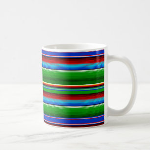 Mug Sarape mexicaine rouge vert