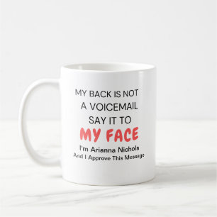 Mug Sarcasme d'Humour drôle personnalisé