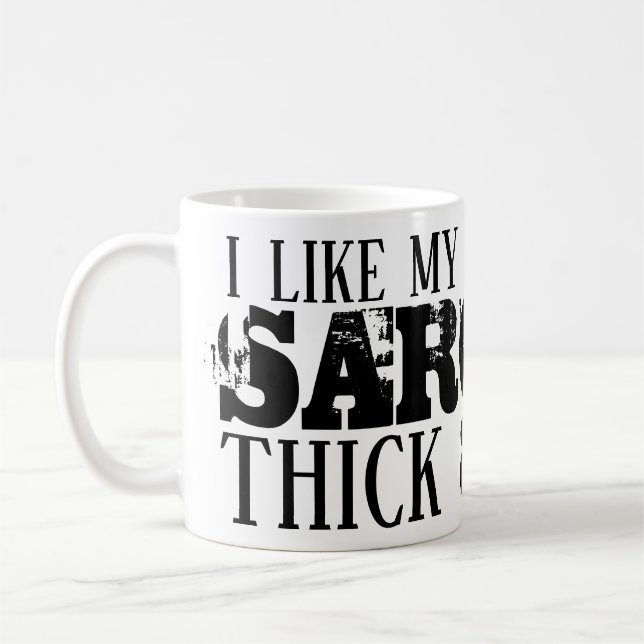 Mug Sarcasme épais et lourd (Gauche)