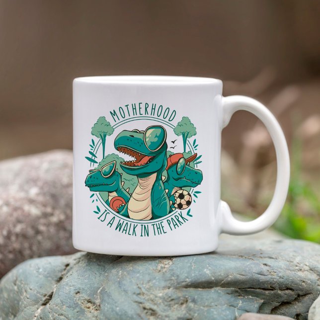 Mug Sarcasme Motherhood drôle Dino (Créateur téléchargé)