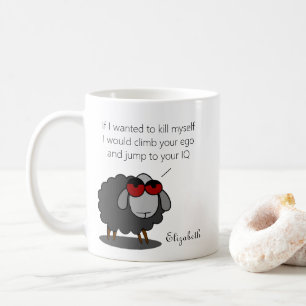 Mug Sarcasme personnalisé Funny QI Humour avec plaisan