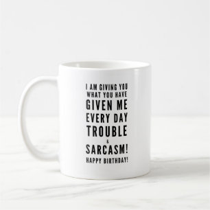Mug Sarcastic Joyeux Anniversaire Voeux pour les meill