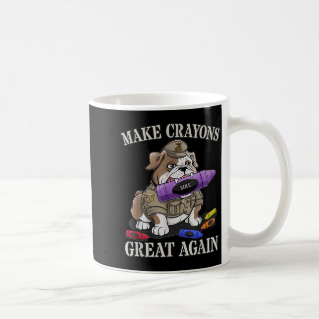 Mug Sarcastic Make Crayons Great Officer Famille (Droite)