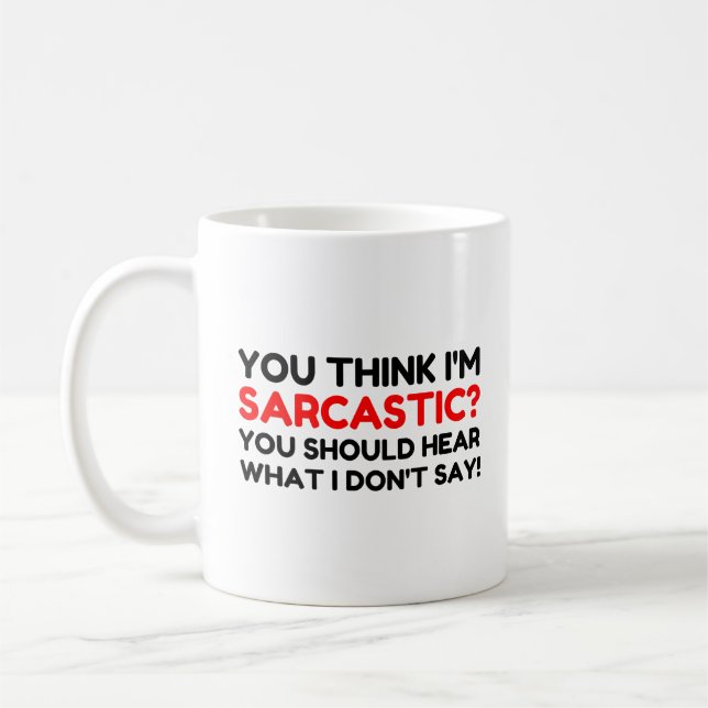 Mug Sarcastique (Gauche)