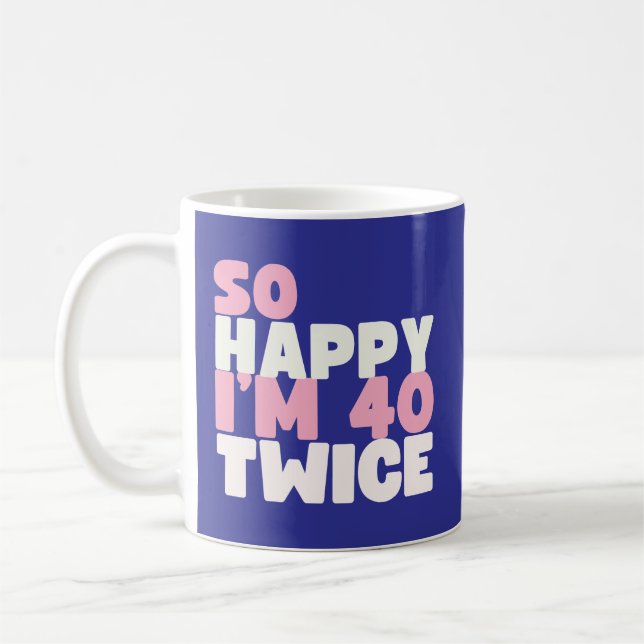 Mug Sarcastique 80 Ans B Jour Amusant 80e Anniversaire (Gauche)