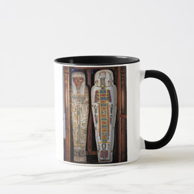 Mug Sarcophage égyptien couvert de hiéroglyphes (p (Droite)