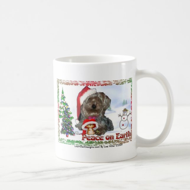 Mug Sasha Sydney Silky Dog Mouse cadeaux de vacances (Droite)