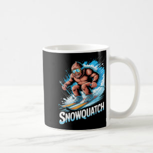 Mug Sasquatch de ski sport d'hiver skieur drôle ski