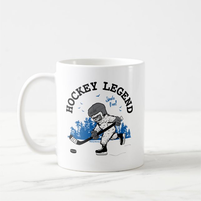 Mug Sasquatch Hockey Legend Bigfoot (Gauche)