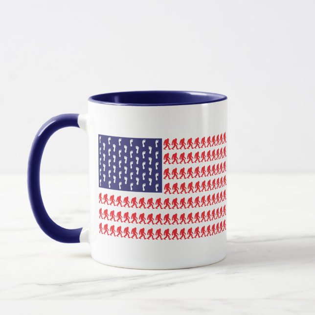 Mug Sasquatch patriotique (Gauche)