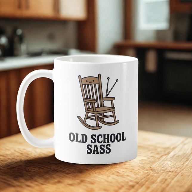 Mug Sassitude d'antan | Humour de grand-parent sassy   (Créateur téléchargé)