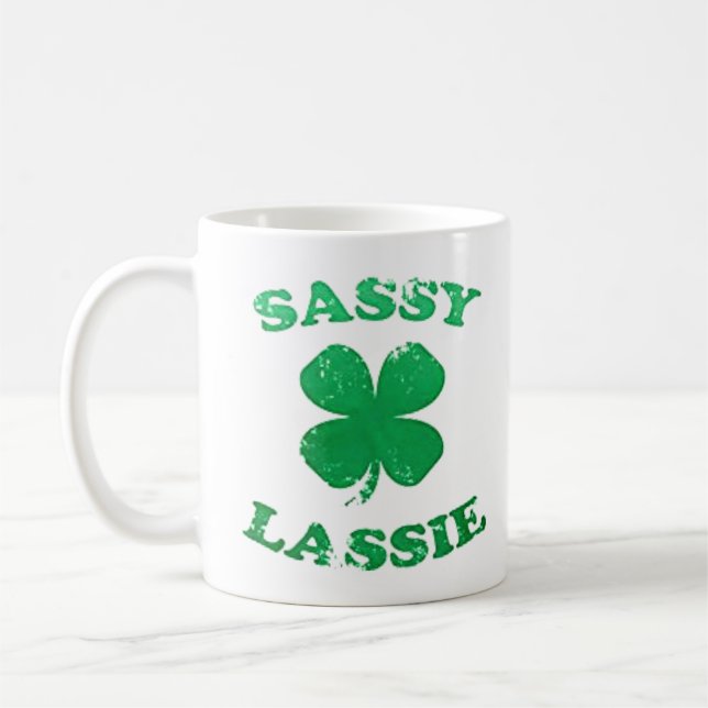 Mug Sassy Lassie St. Patrick's Day Tee (Gauche)