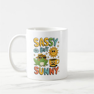 Mug Sassy Mais Ensoleillé - Drôle Frog été