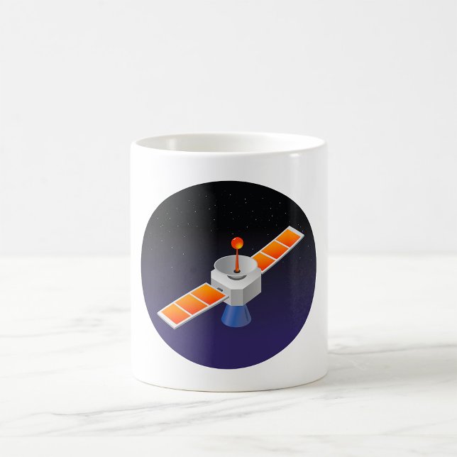Mug Satellite dans l'espace (Créateur téléchargé)