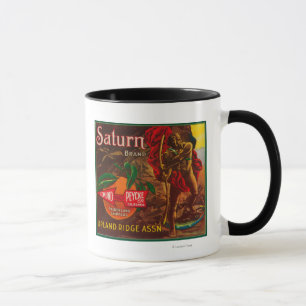 Mug Saturn LabelUpland orange, CA