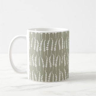 Mug Sauce café vert Sage avec des fougères botaniques