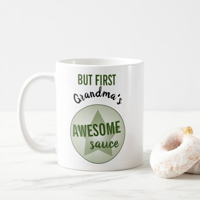 Mug Sauce Humoristique Mais Première Épatante Nom Pers (Avec donut)
