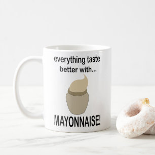 Mug Sauce Mayonnaise Nourriture Drôle Mayonnaise