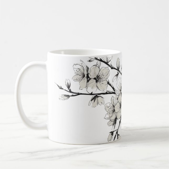 Mug Sauce Sakura en fleurs de cerisier japonaise3 (Gauche)