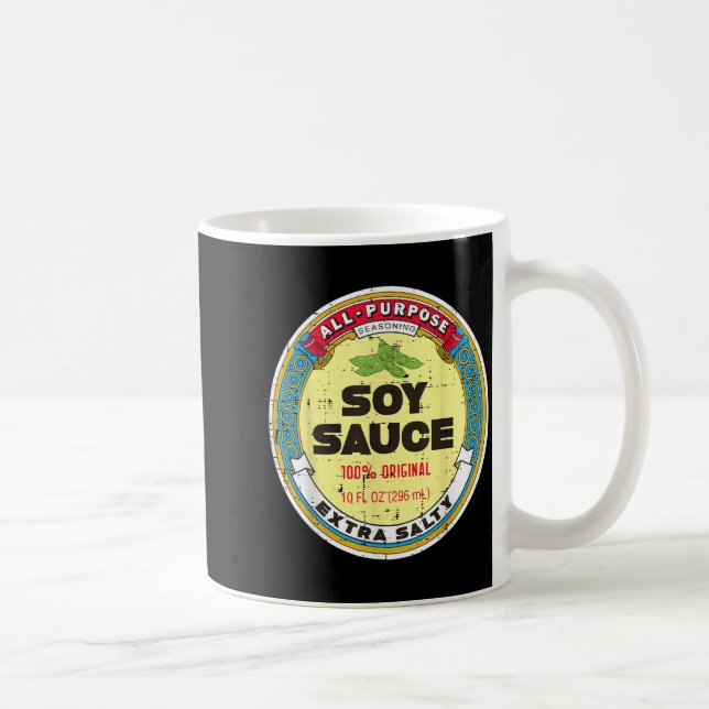 Mug Sauce soja Halloween Costume de nourriture drôle p (Droite)