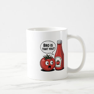 Mug Sauce tomate mec c'est toi blague de nourriture Th