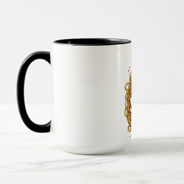 Mug Saucisse - Fun Tomate Ketchup Imprimer pour la sau (Gauche)