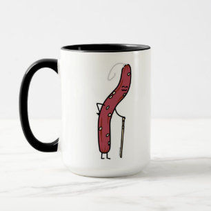 Mug Saucisse sèche chinoise gras vieilli Cantonese Lap