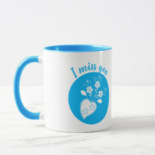 Mug Saudade veut dire que tu me manques coeur portugai