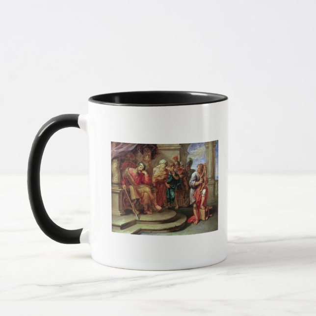 Mug Saul écoutant David jouant l'harpe (Gauche)