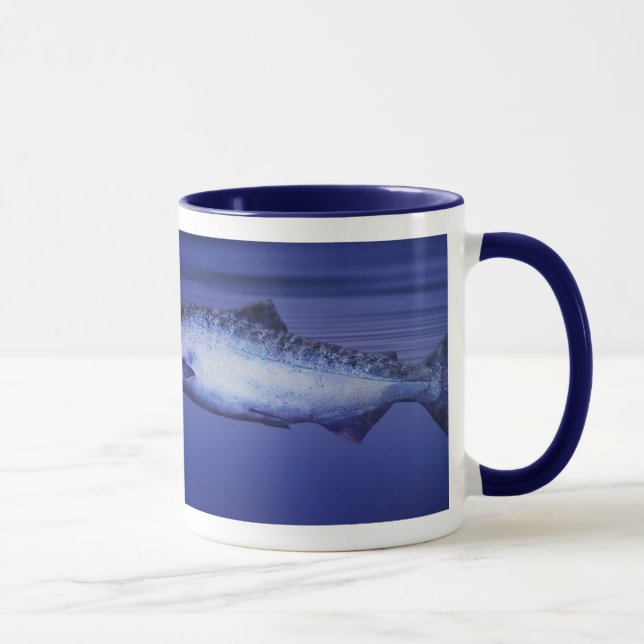 Mug Saumon Chinook à la recherche d'une mouche (Droite)