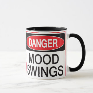 Mug saute de humeur de danger