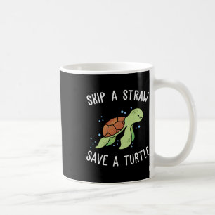 Mug Sauter une paille Sauver une tortue Sauvons les to