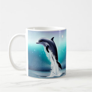 Mug Sauts De Dauphins Dans L'Océan
