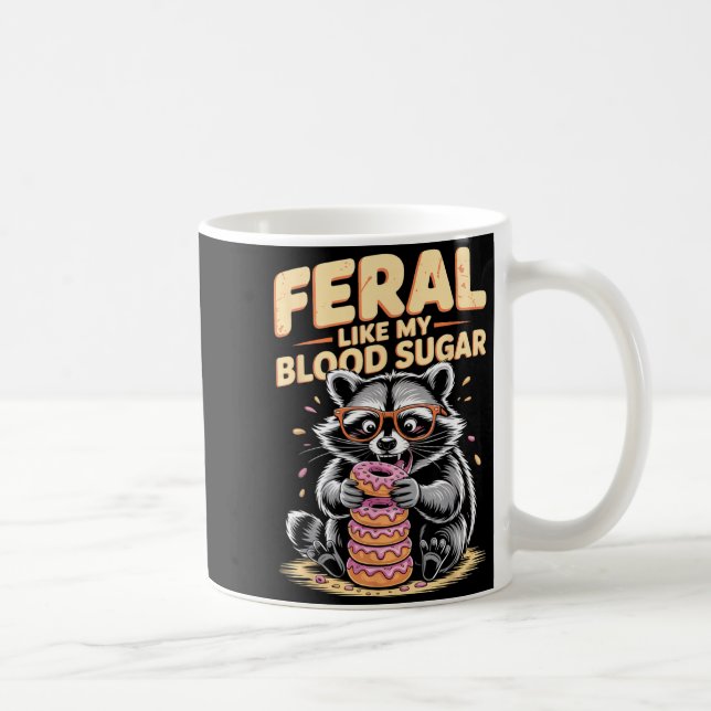 Mug Sauvage comme mon taux de glycémie (Droite)